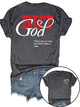 Load image into Gallery viewer, But God - Women&#39;s T-Shirt - Dark Gray
