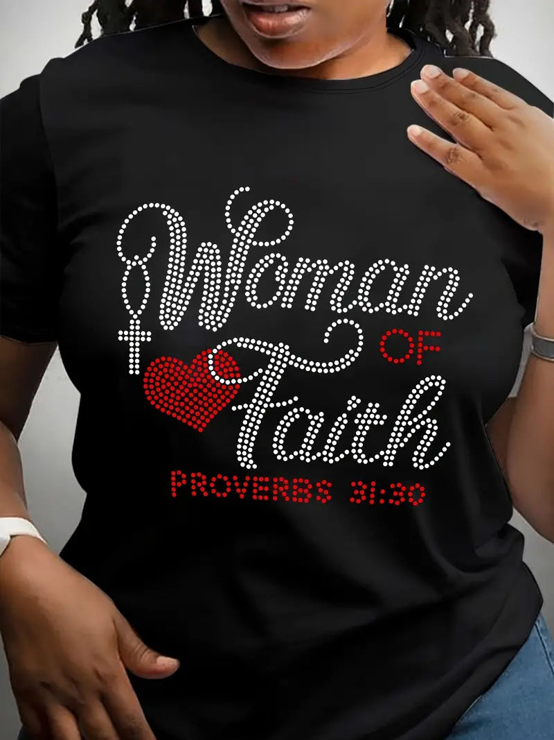 Women of Faith - T-Shirt - Black